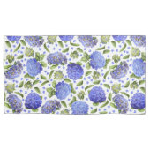Blue Hydrangeas All Over Pattern Kussensloop (Voorkant-Links)