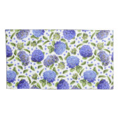 Blue Hydrangeas All Over Pattern Kussensloop (Achterkant-Rechts)