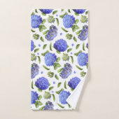 Blue Hydrangeas Bad Handdoek (Handdoek)