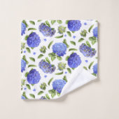 Blue Hydrangeas Bad Handdoek (Wasdoekje)