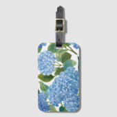 Blue Hydrangeas | Beautiful Floral Bush Bagagelabel (Voorkant (verticaal))