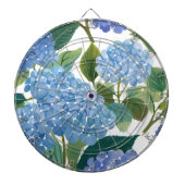 Blue Hydrangeas | Beautiful Floral Bush Dartbord (Voorkant)