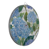 Blue Hydrangeas | Beautiful Floral Bush Dartbord (Voorkant Links)