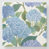 Blue Hydrangeas | Beautiful Floral Bush Stenen Onderzetter (Voorkant)