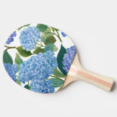 Blue Hydrangeas | Beautiful Floral Bush Tafeltennisbatje (Zijkant)