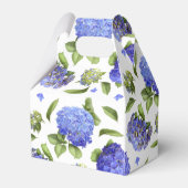 Blue Hydrangeas Bedankdoosjes (Achterkant)