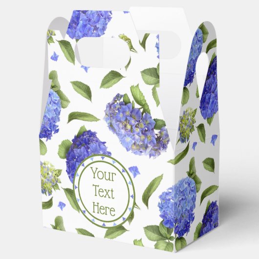 Blue Hydrangeas Bedankdoosjes (Geopend)