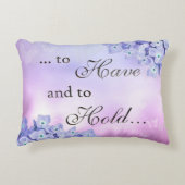 Blue Hydrangeas Blijvende Liefde Accent Kussen (Voorkant)