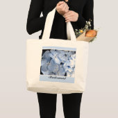 Blue Hydrangeas - Bridesmaid Grote Tote Bag (Voorkant (product))
