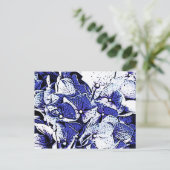 Blue Hydrangeas Briefkaart (Staand voorkant)