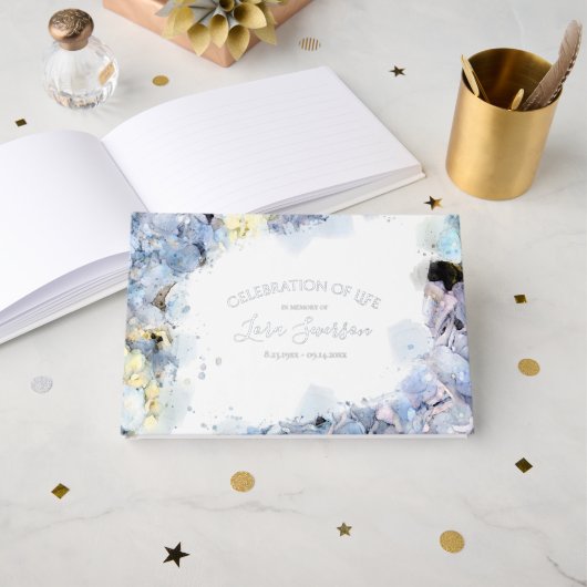 Blue Hydrangeas Celebration of Life Memorial Gastenboek