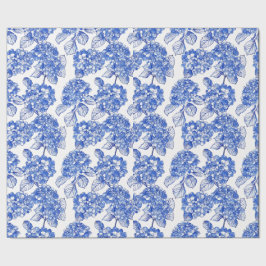 Blue Hydrangeas Collectie cadeauverpakking Cadeaupapier