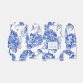 Blue Hydrangeas Collectie Gepersonaliseerde Favor  Bedankdoosjes (Uitgevouwen)