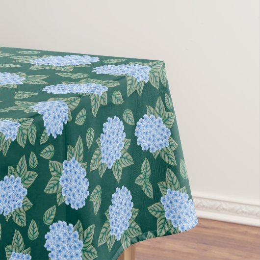 Blue Hydrangeas Custom Table Cloth Tafelkleed (Voorbeeld)