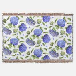 Blue Hydrangeas Deken
