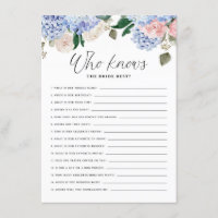Blue Hydrangeas die de beste Kaart van het spel Br