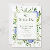 Blue Hydrangeas die we nog steeds doen Kaart (Voorkant)