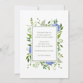 Blue Hydrangeas die we nog steeds doen Kaart (Achterkant)