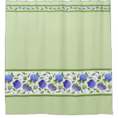 Blue Hydrangeas Douchegordijn (Voorkant)