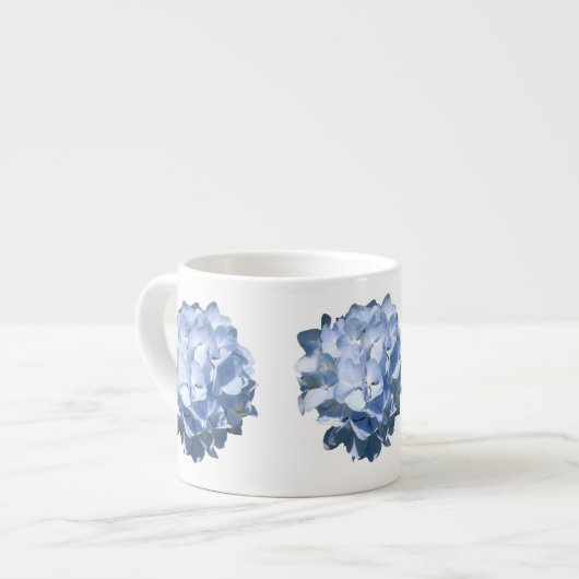 Blue Hydrangeas Espresso Kop (Links)