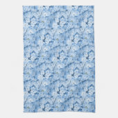 Blue Hydrangeas Floral Kitchen Towel Theedoek (Verticaal)