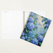 Blue Hydrangeas Floral Spiral-Bound Planner Spring (Display)