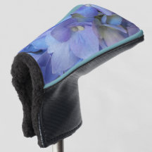 Blue Hydrangeas Flower Golf Head Hoesje