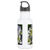 Blue Hydrangeas Flowers Waterfles (Achterkant)