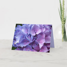 Blue Hydrangeas Kaart