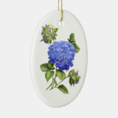 Blue Hydrangeas Keramisch Ornament (Rechts)
