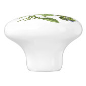 Blue Hydrangeas Keramische Knop (Zijkant)