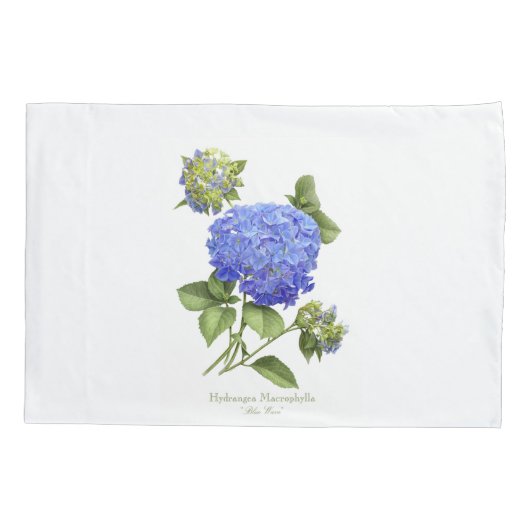 Blue Hydrangeas Kussensloop (Achterkant)