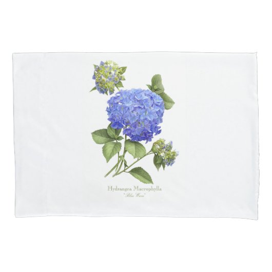 Blue Hydrangeas Kussensloop (Voorkant)