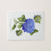 Blue Hydrangeas Legpuzzel (Horizontaal)