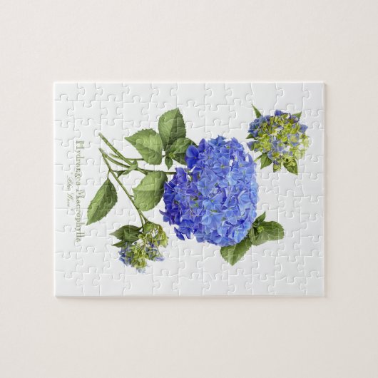 Blue Hydrangeas Legpuzzel (Horizontaal)