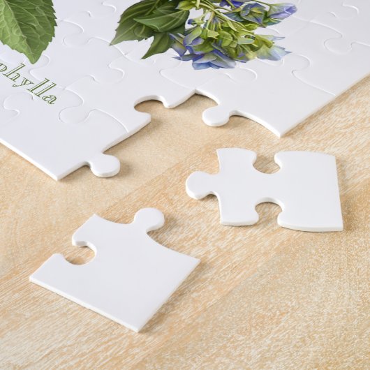 Blue Hydrangeas Legpuzzel (Zijkant)
