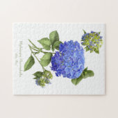 Blue Hydrangeas Legpuzzel (Horizontaal)