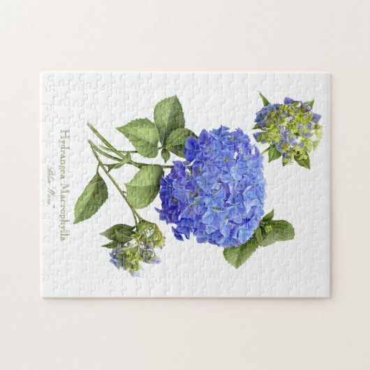 Blue Hydrangeas Legpuzzel (Horizontaal)