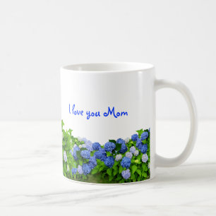 Blue Hydrangeas Mam's Coffee Mok