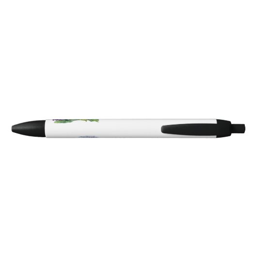Blue Hydrangeas Personalized Pen (Achterkant)