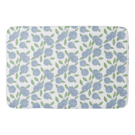Blue Hydrangeas Preppy Coastal New England Badmat