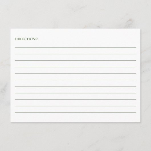 Blue Hydrangeas Recept Informatiekaartje (Achterkant)