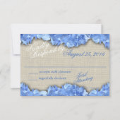 Blue Hydrangeas Response Kaart (Voorkant)