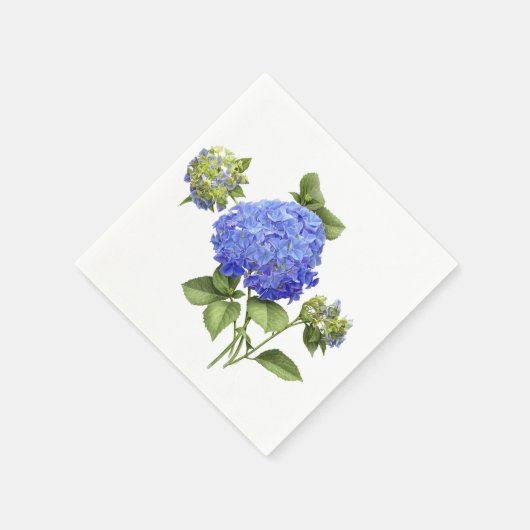 Blue Hydrangeas Servetten (Hoek)