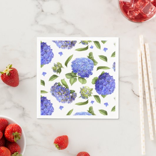 Blue Hydrangeas Servetten (Insitu)