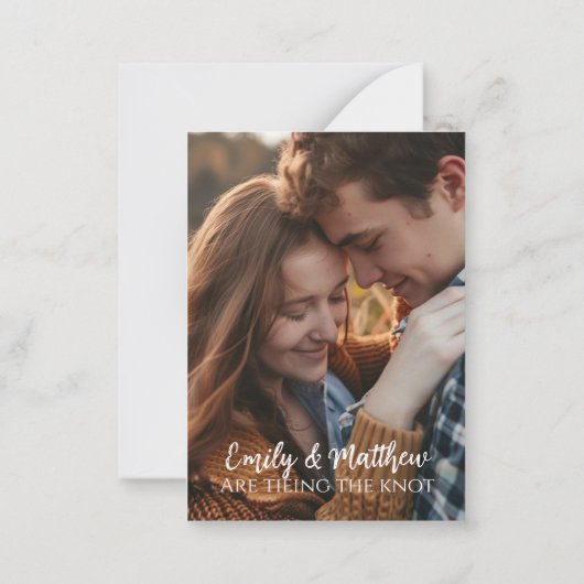 Blue Hydrangeas Sla de datum Kaart op Notitiekaartje (Achterkant)