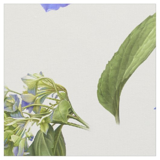 Blue Hydrangeas Stof (Close Up)