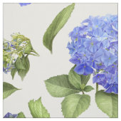 Blue Hydrangeas Stof (Swatch)