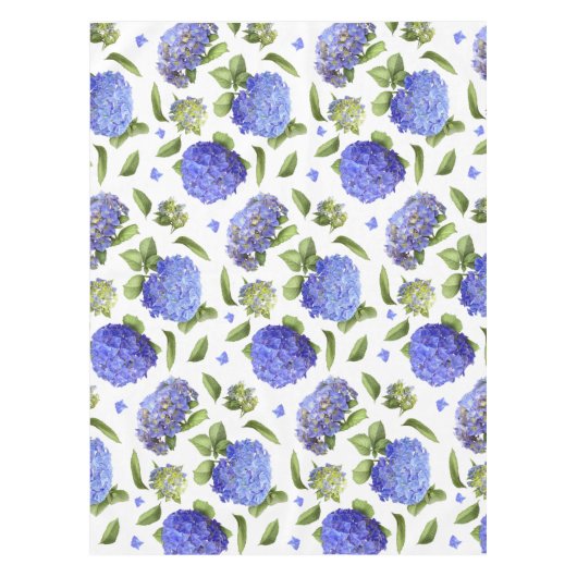 Blue Hydrangeas Tafelkleed (Voorkant)