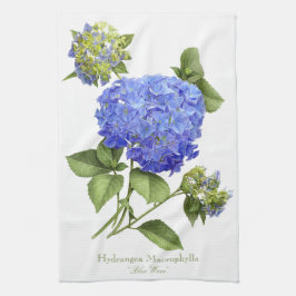 Blue Hydrangeas Theedoek